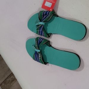 New with tag Havaiana Boho Beach Style sandals.